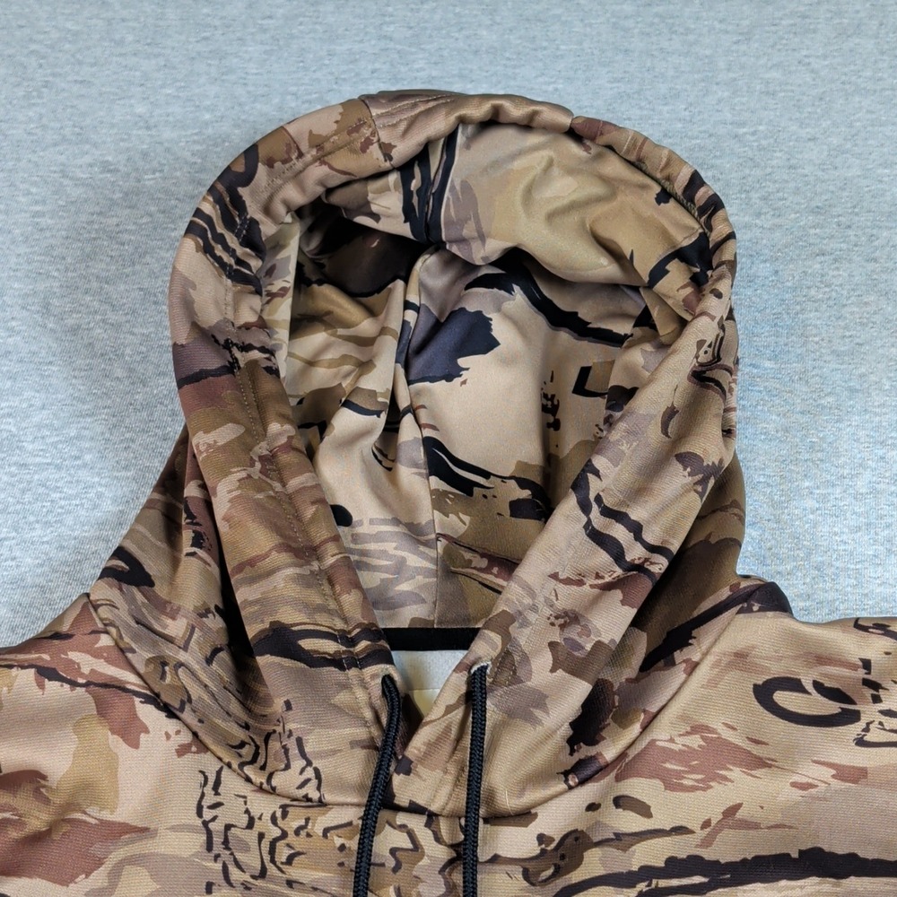 Under Armour Mens XXL Barren Camo Armour Fleece Hoodie Pullover 1360561 - Picture 5 of 11